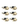 Lot de 12 Plats de Service - SHAAN France